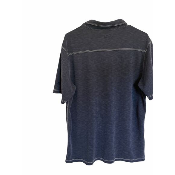 Tommy Bahama Men's Large Blue Short Sleeve Collared Button Up Neck Shirt - Picture 6 of 11